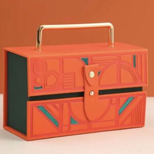 colorful geometric gift box